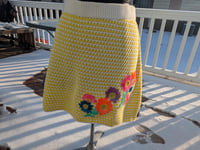Image 1 of Nothing but flowers knit skirt xl