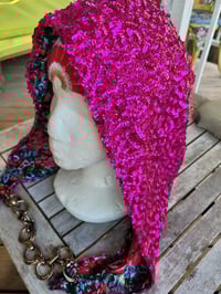 Image 4 of Royal Floral Sequin Festi Hood Festival Wear