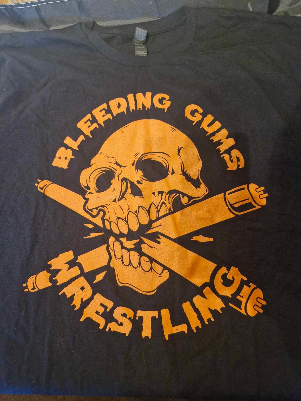 BGW Orange Logo - Death To Art On The Back