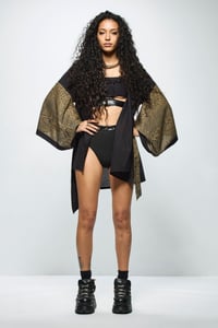 Image 1 of Nirmata Kimono - Snake Army Green