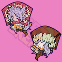 Image 1 of [PRE-ORDER] Frieren Stuck in a Mimic Vinyl Sticker