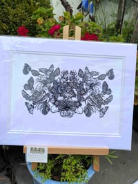 Image 1 of 'Butterfly Garden'' Mounted Print