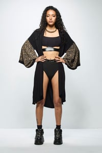 Image 2 of Cattana Kimono - Calli Army Green