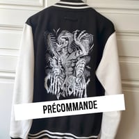 Image 1 of RAPTOR ASSAILLANT // Veste teddy enfant noir & blanc