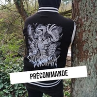 Image 1 of RAPTOR ASSAILLANT // Veste teddy noir & blanc