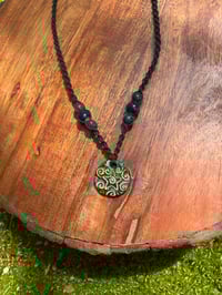 Image 3 of Spiral pendant necklace