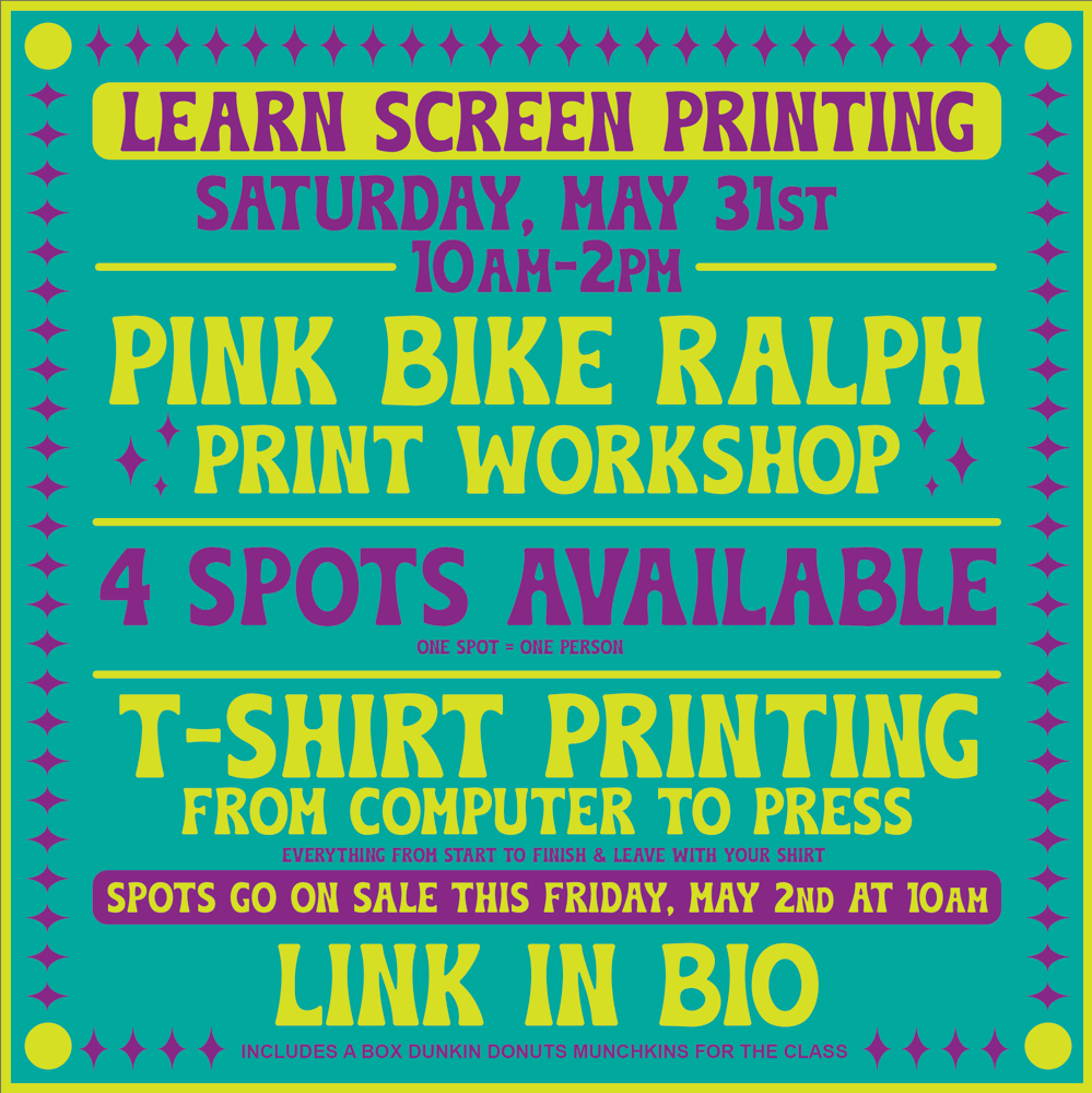 Image of Print Workshop - Saturday 5.31.25 - 10am-2pm