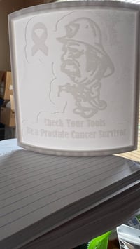 Image 1 of irefighter Prostate Cancer Awareness – "Check Your Tools and Be a Survivor"  Night light