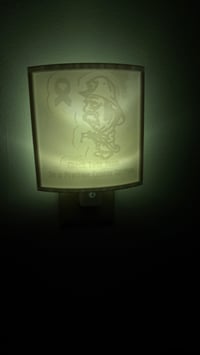 Image 4 of irefighter Prostate Cancer Awareness – "Check Your Tools and Be a Survivor"  Night light