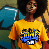 Juneteenth Freedom Tee — Yellow