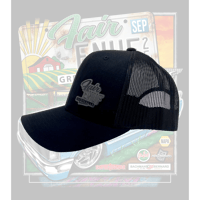 Image 2 of Fair Enuf Snap Back Hat  Black on Black (Pre-Order)