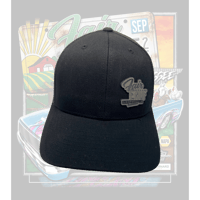 Image 3 of Fair Enuf Snap Back Hat  Black on Black (Pre-Order)