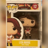 CUSTOM LISA MARIE VARON POP FIGURE WHITE & RED *AUTOGRAPHED & NUMBERED* + SIGNED 8x10 & TRADING CARD
