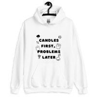 Image 2 of Candles First, Problems Later Hoodie