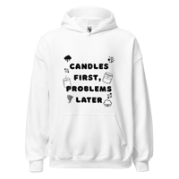 Image 1 of Candles First, Problems Later Hoodie