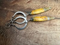 Image 12 of Jasper and sterling silver earrings 