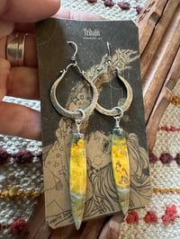 Image 9 of Jasper and sterling silver earrings 