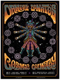 Image 1 of Daniel Donato's Cosmic Country - Tour print - 2025