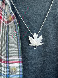 Image 2 of Maple Leaf - Sterling Silver