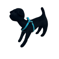 Image 1 of Alligator on Turquoise Step In Dog Harness