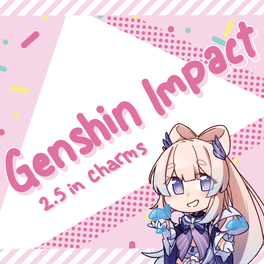 Image of Genshin Impact Acrylic Charms by Robin (PRE-ORDER)