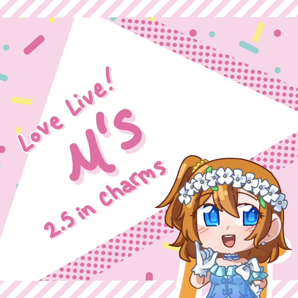 Image of Love Live!! School Idol Project! Acrylic Charms By Robin (PRE-ORDER)