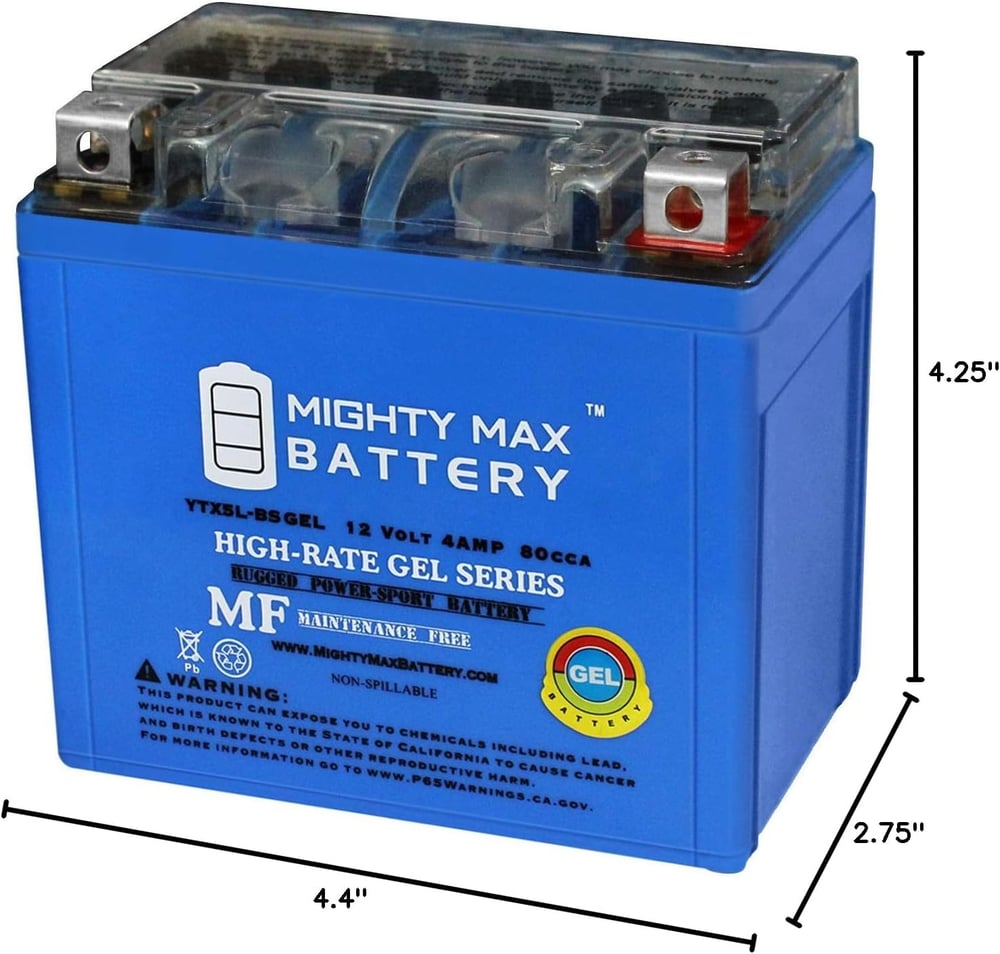 Mighty Maxx Gel Battery