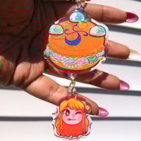 Image 8 of Straw Hat Macaron Keychains