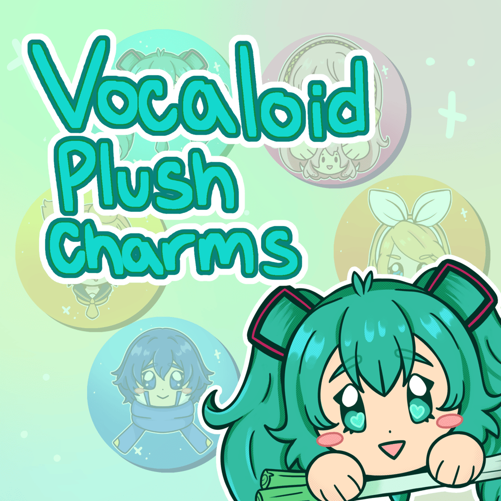 Image of Vocaloid Plush Buttons by JINKO