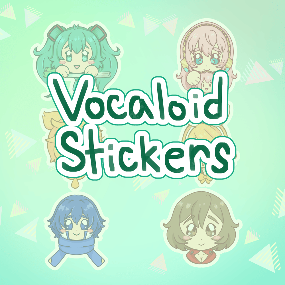 Image of Vocaloid Vinyl Stickers by Jinko