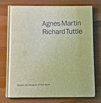 Image 1 of Agnes Martin, Richard Tuttle. 1998 Exhibition Catalog. Essay by Michael  Auping.
