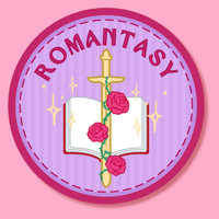 Romantasy, 2.5" Sticker, Merit Badges for Adults