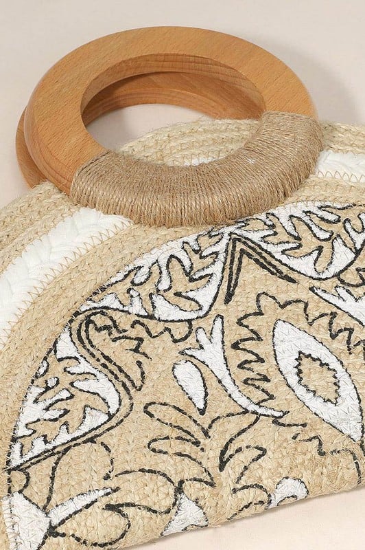 Image of The Woven Marli Clutch