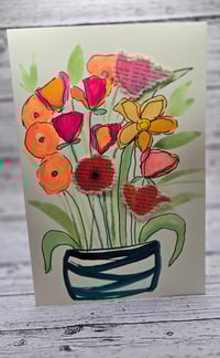 Image 2 of Vintage Newspaper Flowers