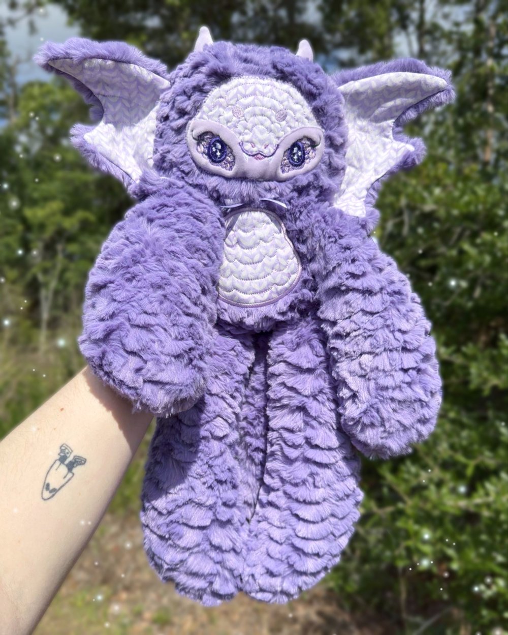 Image of OOAK Wilma Wisteria Dragon noodle