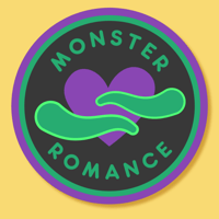Monster Romance, 2.5" Sticker, Merit Badges for Adults