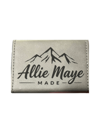 Image 1 of Customizable Leather Business Card Holder