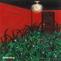'Secret Garden' - Acrylic on Canvas Panel, 8x8 Framed