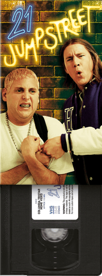 Image 1 of 21 JUMP STREET Custom VHS