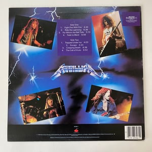 Image of Metallica "Ride The Lightning"