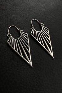 Image 3 of Sharp Earrings (Silver/Brass)