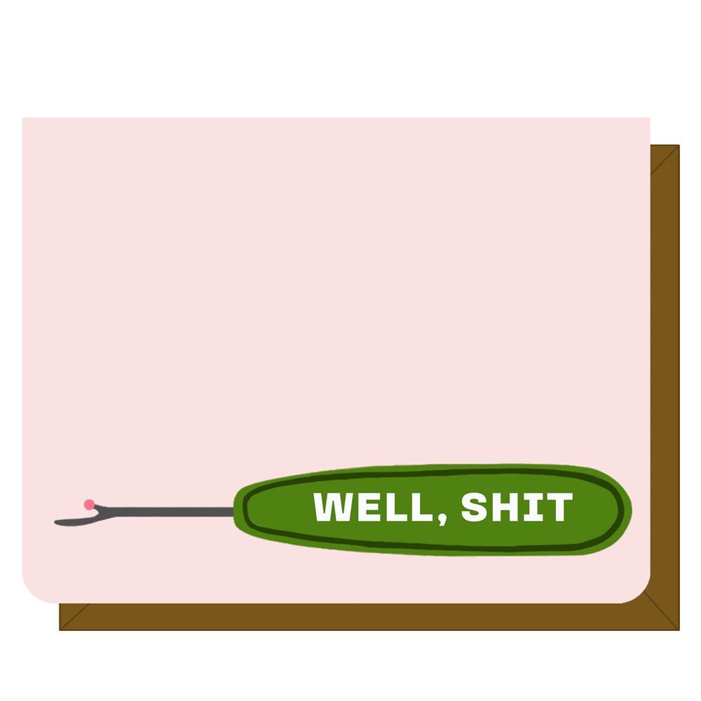 Image of Well, Shit - Greeting Card