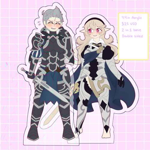 Image of Corrin x Silas Standee by Rocky