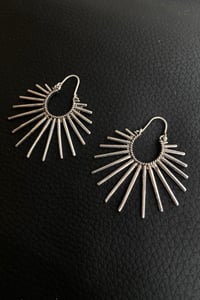 Image 1 of Solar Earrings (Silver/Brass)