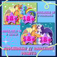 Image 1 of MLP: NSFW AppleDash // RariJack Prints