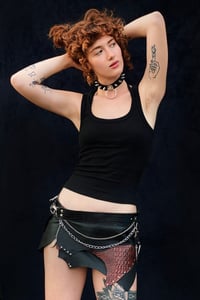 Image 1 of Fire Leather Skirt