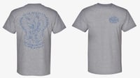 Eagle T-Shirt Gray on Gilden heavy cotton 