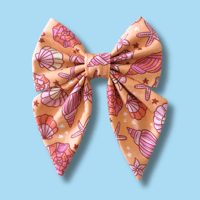 Image 1 of Mermaid Shells Dog Bow Tie