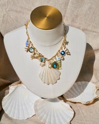 Image 1 of Ocean Blues Charm Necklace