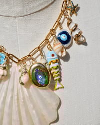 Image 2 of Ocean Blues Charm Necklace